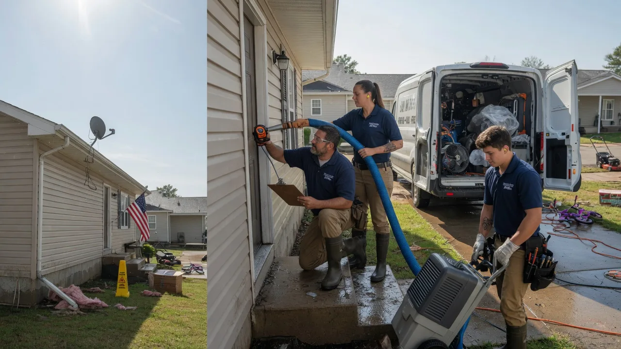 Ceiling Water Damage Restoration in Hazel Green, WI near me